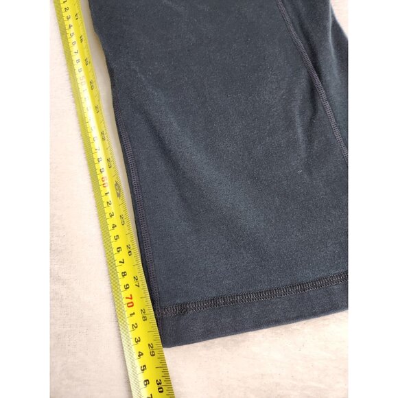 Vintage Lululemon Athletica Womens Retro Wide Leg Sweatpants Black Size 8 Med - Picture 13 of 14